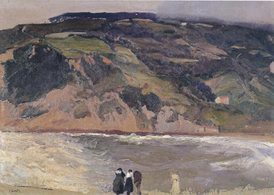 The Breakwater at San Sebastian Joaquin Sorolla